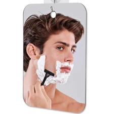 FdcLixuvol Shower Mirror Fogless Shaving, 6"x8" Anti Fog Mirror Shower Luxury