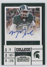 2017 Panini Contenders Draft Picks College Ticket Montae Nicholson Auto 0j15
