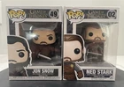 Funko Pop Game Of Thrones House Stark Lot Ned Stark #02 Jon Snow #49