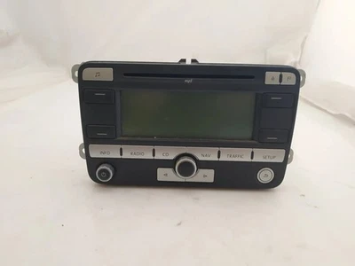 VW GOLF V 1K1 Musik Navi CD Radio Spieler Kopf Einheit 1K0035191D 2008 11198763 - Bild 1 von 4