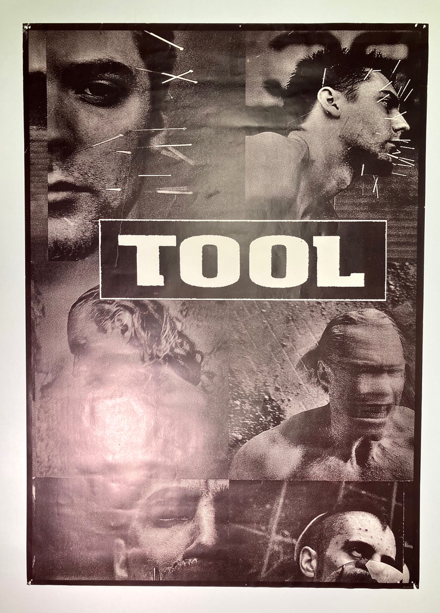 Tool Pins & Needles Vintage 90s Poster Undertow Album Era Original