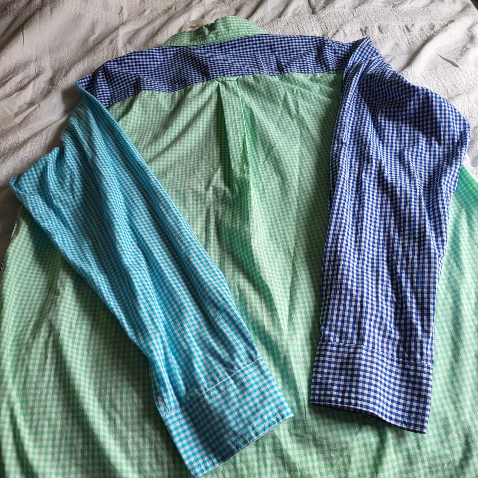 Chaps MultiColored Gingham Checked Bright Color B… - image 10