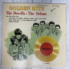 THE ORLONS THE DOVELLS - GOLDEN HITS - SOUL DOO WOP LP RECORD CAMEO