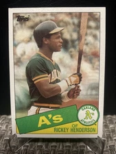 1985 Topps - Rickey Henderson #115