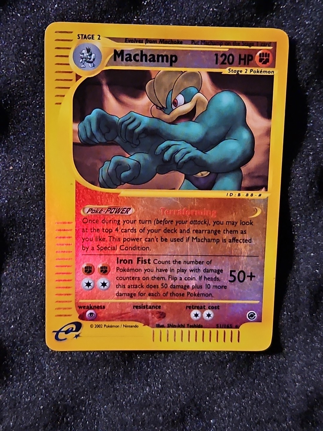 Pokemon Card - Machamp Expedition 51/165 Reverse Holo