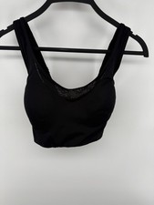 PINK Sport Bra L Ultimate Lightly Lined Victorias Secret Black