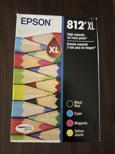 Genuine Epson 812XL 4 pack Black Cyan Mag Yellow Ink XL Cartridges EXP 2029