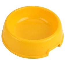 Dog Cat Pet Bowls Plastic Feeding Dishes Candy Color Multipurpose Supplies