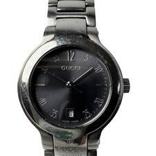 Gucci GUCCI watch 8900L quartz gray dial working item battery replaced ladies