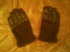 Fownes Men's Brown Leather Gloves  Suede Leather Size Large RN 17541 NWOT
