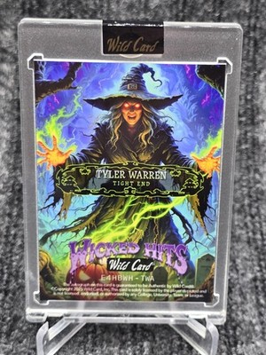 2025 Wild Card Haunted Hits 1/1 Tyler Warren Wicked Hit Auto | eBay