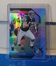 2018 Panini Prizm Silver Prizm Hall of Fame Brian Urlacher Chicago Bears