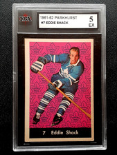 EDDIE SHACK 1961-62 PARKHURST HOCKEY 61-62 #7 KSA 5          89797