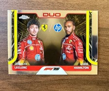2025 Topps Chrome F1 Charles Leclerc & Lewis Hamilton #165 Duo Ferrari Base