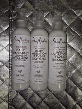 Shea Moisture Virgin Coconut Oil Daily Hydration Leave-in Treatment 8oz Lot Of 3