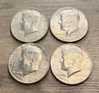 1776-1976 (4) Kennedy Bicentennial Half Dollar Free Shipping!