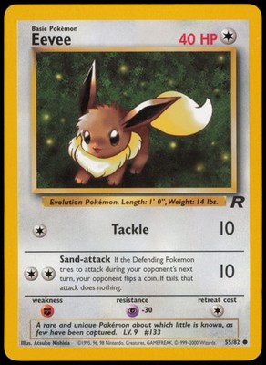 Eevee 55/82 Team Rocket Normal - MP