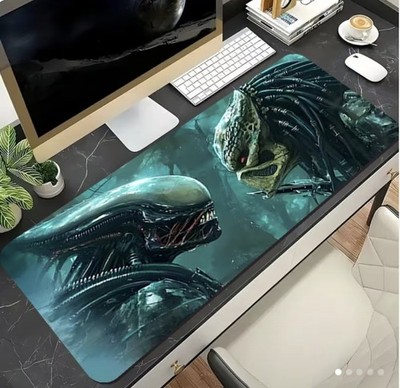 Gaming Mauspad Alien vs. Predato XXL Anti-Rutsch Mousepad  Matte  ,100x50cm.4224
