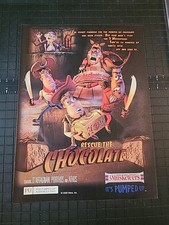 3musketeers Candy Bar Chocolate Promo 2000 Print Ad 8x11 Great To Frame 