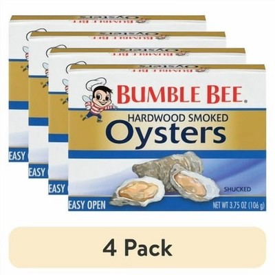 Canned Smoked Oysters in Pure Olive Oil Wild Caught Natural Seafood Snack