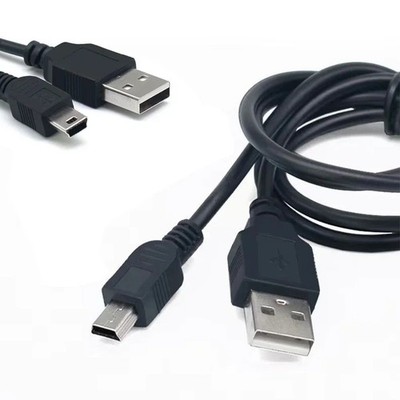 Mini USB Kabel Datenladegerät 2.0A Stecker auf Mini B 5P Adapter