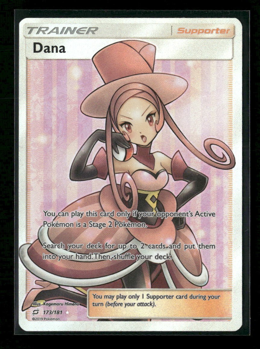 Dana 173/181 NM - Trainer Full Art Ultra Rare - Sun & Moon Team Up