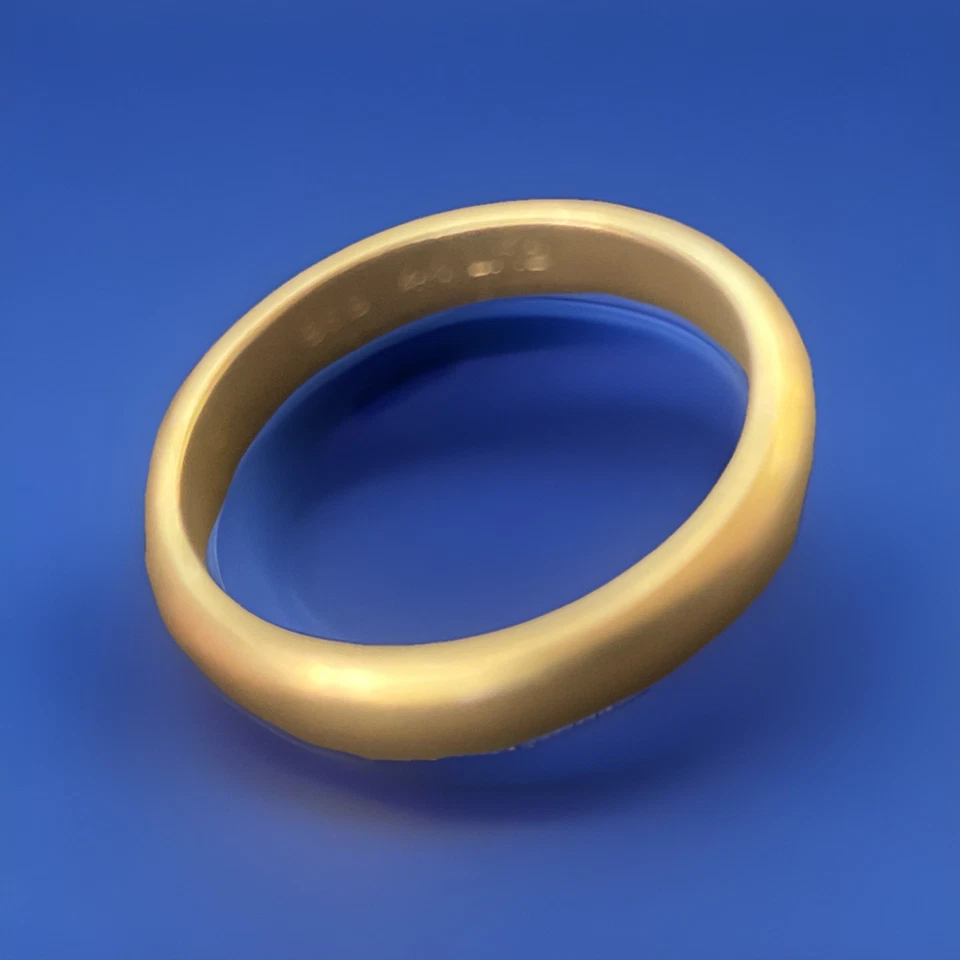 14k Yellow Gold Wedding Band. Size 11 - 4.8 Grams - Image 3 of 3