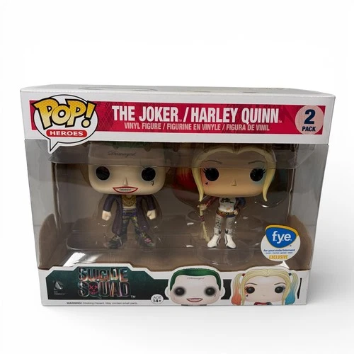 Funko Pop The Joker / Harley Quinn Suicide Squad 2 Pack FYE Exclusive