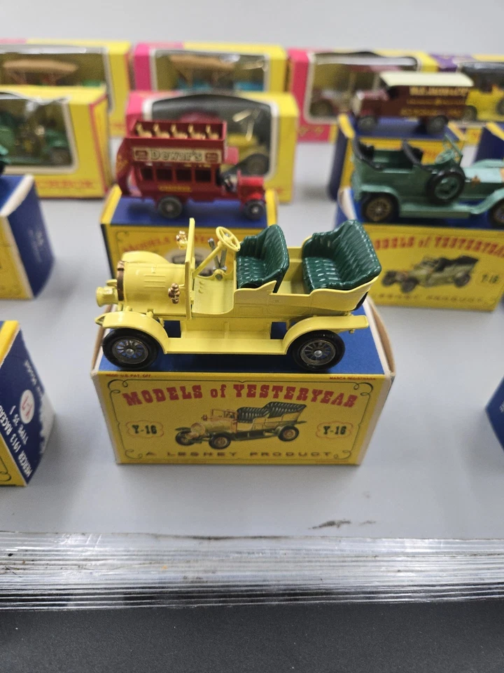 Vintage Matchbox Lesney Models Of Yesteryear Lot Of 18 Vehicles With The... - Image 4 of 4