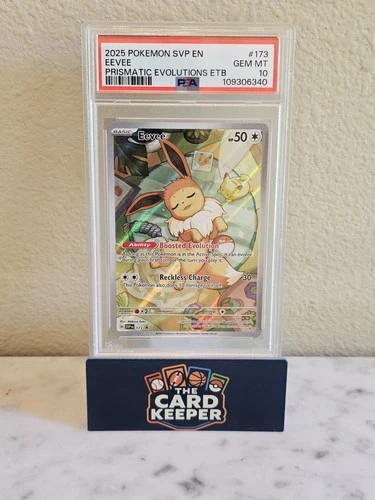 Eevee - SVP Prismatic Evolutions ETB Promo #173 PSA 10