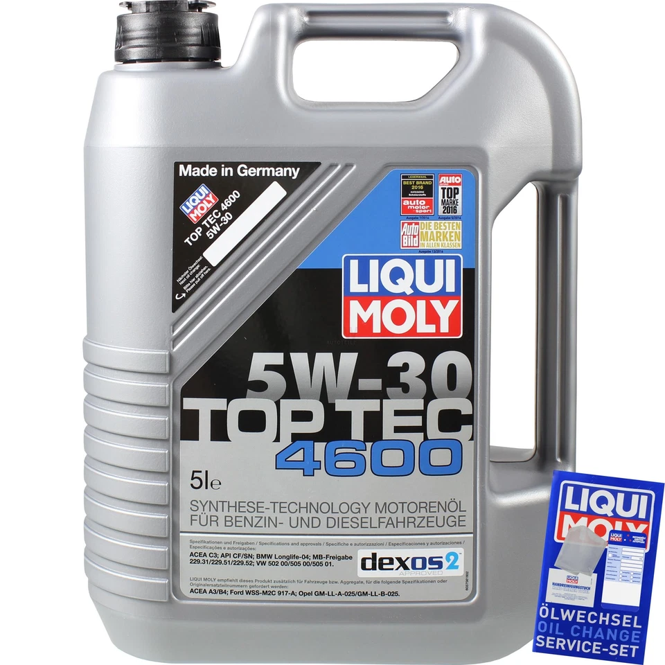 INSPEKTIONSKIT FILTER LIQUI MOLY ÖL 7L 5W-30 für Mercedes-Benz B-Klasse W246 - Bild 3 von 4