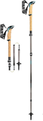 LEKI Cressida FX Carbon Collapsible Lightweight Walking Poles for Trekking & Hik