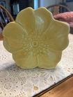 Vintage McCoy Pottery Flower Blossom Wall Pocket Planter Yellow 1940s USA