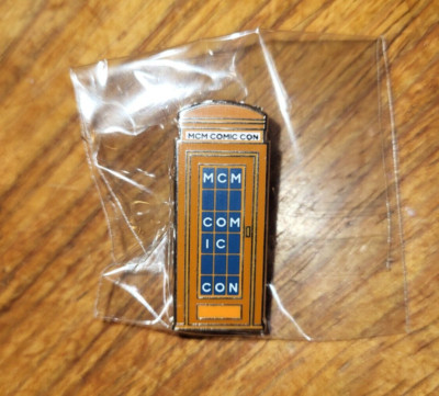 Emaille Pin MCM Comic Con Anstecker - Comics Sammlerstück - London Phonebox