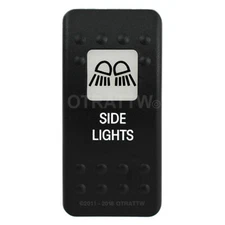 OTRATTW Carling Technologies Contura II Rocker Switch, SIDE LIGHTS, WHITE LENS
