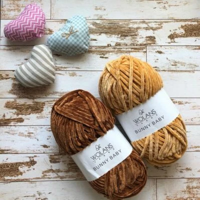 Wolans Bunny Baby - Chenille Wolle, super Bulky (wie Himalaya Dolphin Baby)