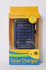 Solar Portable Phone USB Charger Solar Power Bank with Flashlight - Brand New