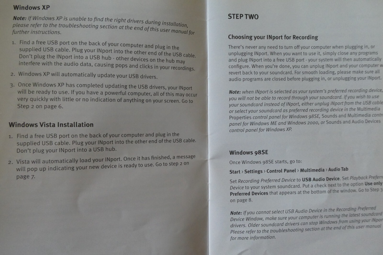 Xitel Inport Deluxe converter kit to convert Cassettes, LPs, & CDs to