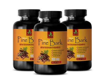 immune support antioxidant - PINE BARK EXTRACT - vitamin c antioxidant 3 BOTTLE