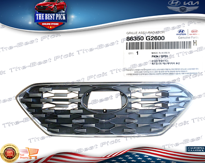 #ad #ad Front Bumper Grille 86350G2600 W Adaptive Cruise ⭐OEM⭐ Hyundai IONIQ 2020 2022 $345.05