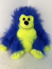Toy Factory Blue Green Gorilla Plush 15 Inch Stuffed Animal Toy Monkey Ape