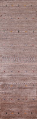 Durable And Stylish Hand-Knotted Gabbeh Tribal Style Narrow Runner Rug 2x10