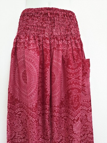 Women Harem Pants Baggy Bohemian Boho Hippie Aladdin Yoga Trousers Loose Fit HP - Picture 107 of 244