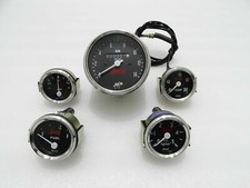 Fit For Willys Jeep Speedometer With Mechanical Temp Gauge Set Fit For Willys Jeep Speedometer With Mechanical Temp Gauge Set