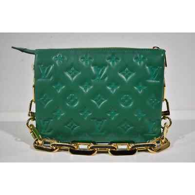 Louis Vuitton Coussin BB Emeraude Green Monogram Chain Shoulder