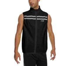 BPBTTI Hi-Viz Safety Running Cycling Vest - Windproof & Reflective Size M NWT