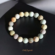 Alashan Agate Bracelet Natural Stones 10mm Women's Bracelet