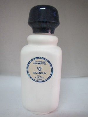 GIVENCHY Eau De Givenchy Perfumed Talc 3.5 oz/100 gr RARE VINTAGE Read Descr.