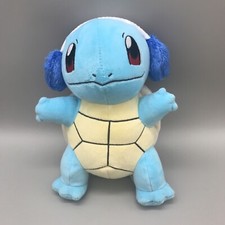 Pok mon Holiday Squirtle Ear Muffs 8" Plush 2021 Blue Turtle Stuffed Animal