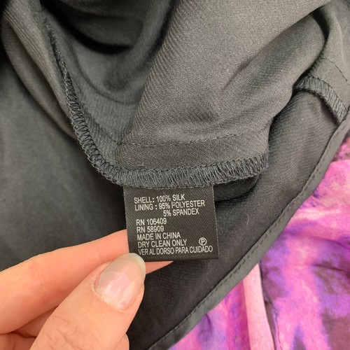 Antonio Melani Slip Dress Womens 0 Silk Abstract 2 Piece Bracelet Sleeve *READ - Picture 12 of 15